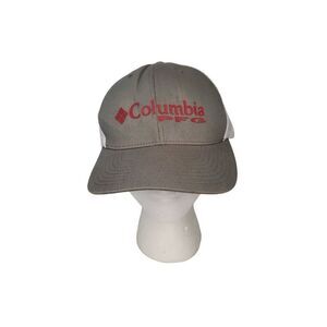 Columbia PFG Snapback‎ Hat Gray White Fishing Embroidered Outdoor Casualwear